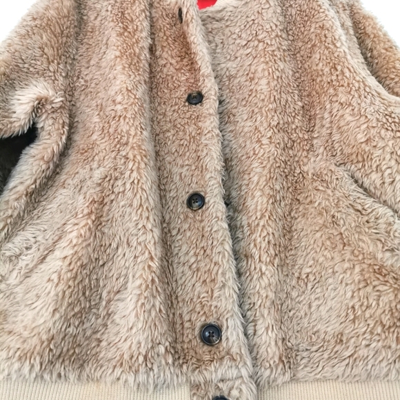 Bomber style Teddy coat - Picture 2 of 4